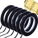 GoProver Set 6 pcs 3mm 1/8英寸闪电宽度图形,每卷108英尺长的脚