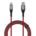 boAt型至C 65W型快速充电电缆,有480 Mbps数据传输,Premium Nylon Braided Design and 持久铝合金壳(Martian Red)中的Tangle-Free电缆