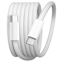 Verilux 240W C至电缆快速充电, 6.6Ft/2M Nylon Braided, 480Mbps Da