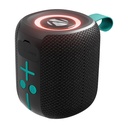 Zebronics 2026 发射便携式蓝牙扬声器,5W RMS,最多10Hrs 播放器,被动辐射器,TWS,BT v5.4,USB & mSD,9 RGB模式,Splash Prof,Type-C充电(Sonic POD 15)
