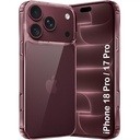 GiftKart Ultra-Hybrid Crystal Clear Back case cover for iPhone 18 Pro / 17 Pro Pro 防震设计 QQ 相机保护 QQ 硬清后QQ Bumper case (PC & TPU,透明)