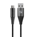 Zebronics Type-C快速充电电缆,上至480 Mbps,36W快速充电,3A输出,充电和同步数据电缆,1Meter长度,Tangle-Free持久设计(CU300T)