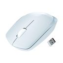 Zebronics Wireless Mouse, 2.4GHz, 3200 DPI, 3 按钮, 舒适 & Ergoomic, USB Nano接收器, On/Off Switch, 电源保存模式, 大多数表面的工程, 用于 Mac QQ 笔记本电脑( Freego, Blue)