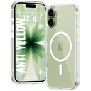 DIZORO 晶体清磁兼容 iPhone 17 案 反黄防震防震透明封面