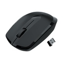 ZEBRONICS 无线鼠标,2.4GHz, 3200 DPI, 3 按键, 舒适 & Ergoomic, USB 纳诺接收器, 电源保存模式, 大部分表面的工程, 为 Mac QQ 笔记本电脑( Freego, Black)