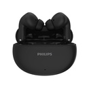 PHILIPS TAT1269 配有 Mic, 13mm 驱动器, 蓝牙 5.4, 40H 播放时间, IPX5, 快充电, TouChannel 控制器, 语音助理, Mono 模式, LED 指示器(深黑)