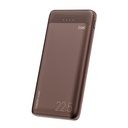 PoAt EnergyShroom PB300 Neo 10000mAh 电力银行,设有22.5W快速充电,3X输出端口,支持Android,iPhone,平板电脑,耳机(Mocha Brown)