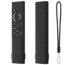 Oboe Silicone Tv 远程封面与三星智能Tv 远程2026 型号 BN59-01498A 与 Lanyard (Black) 的开放式密钥组合 [REMOT E NOT Including]