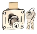 Chitra Zinc CBO-01 多功能杯板锁 配有 2 Brass 14 Pin Ultra 键 (25 MM, Satin Silver)