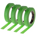 Dura-Gold Green Automotive Masking Tape 3/4"(0.7"×55 Yards),4卷胶卷