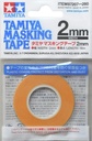 Tamiya 87207 Masking tape 2 mm/18 m, 模型制作,附属设备
