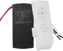 快速感应QS-RF02 Cealing Fan远程控制 Kit QQ无线Fan和光远程控制开关 控制 1 Fan和1 Light AC 85-265V Universal QQQ为家用,办公,酒店和大厅