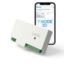 AZIOT 7节点 IO 1 Way Smart Togging Switch, 6 正常负载+ 1 x 16A 重载, WiFi + 蓝牙, Dual Power Informer & Raw, Timer 函数, Voice Control with Alexa & &, Made in India