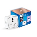 PHILIPS 10A 智能WiFi插件 QQ Wiz 连接语音控制, Alexa & Ass助理 智能插件与能源消耗监测兼容, 包装 1