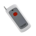 ROBOWAY 1按钮RF遥控器,100m长距离遥控器,1CH无线遥控器,433Mhz RF开关 - White