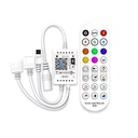 Global Tech WiFi Smart PC LED 脱衣控制器与Alexa和Home兼容(标准尺寸,白色)