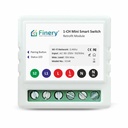Finery 220 Volts (AC) Wifi 1 Way Smart Rocker Switch with Energy Monitory Retrofit 支持手动按钮兼容 Alexa & Home, 多彩色