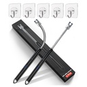 用于厨房的RERANT燃气灯机 QQ C-Type可充电电灯机 Stove & Candle Lighter 配有USB充电港 QQ 1年 保证金 QQ 400 单装使用(包装 1) (5 Adhesive Hooks Free)