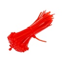 电子螺丝Nylon自锁电缆(100,Red,2.5X150毫米)