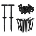 STHIRA 50Pcs Nylon T-Type Push Mount Cable Tiels for Automotive 面板的电线铁