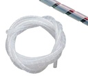 12mm X 25 Meter 有线保护器 Sleeve Spirral Spere Sleeve 有线包 用于机器人机械的聚乙烯 白色和用于商业区的3D打印机 CNC机器 计算机 PC 或电线
