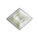 Nylon Cable Zip Tie Mounts, Self-Adhesive Tie Mount for Wire Alightment Arrangement DIY Works (25mm X 25mm) Pack of 50 Pc