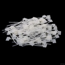 100Pcs Nylon Self-Locking Label Tie Network Cable Marker Cord Wire Strap Zip