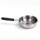 TOSAA TRIPLY MINI Fry PAN- 3-Ply Stainless Steel | Small Non-Stick Frying Pan | Induction & Gas Compatible,Mini Triply Fry Pan for Everyday Cooking | Non-Reactive Steel | 590 ml