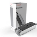 Panasonic 6A 2 Universal Socket 配有 2 USB Port → 6A 扩展板 配有 2.4A 2 USB Port → Office (22052) 内墙多插件 Socket