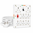 BITCORP 16A型电力推广委员会,配有7台Socket 4 MCB、2500W MCB 超载保护器、1台用于计算机、冰箱、空调、电视、家用和办公电器的1.5毫米电瓶