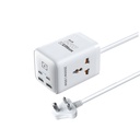 EMBOX 6-in-1 Extension Board with USB Port | 65W Gan 充电器 C型快速充电(QC 3.0) 扩展委员会 Switches | 2 型 C PD Ports 2 USB Ports 2 AC 电网