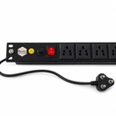 Bectro 6 Socket Extension Board & Surge Protector Power Strip