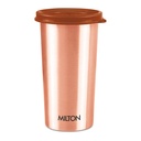 MILTON铜锣鼓与Lid, 480ml, 100%纯铜, BPA Free, Leak Prof, Office, Boosts 豁免, 支持消化和肝脏健康, Ayurveda Inspired
