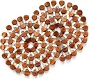 2 花序花序 竹叶 木质海岸者 热隔热板/表型 Mats Placemats for Big Pans Pots - Brown
