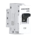 Panasonic UNO Mini Modular 16 AMP 单极 C曲线 MCB QQ ISI 标定单极 16A 微型电路断路器(98071)