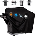 Grill Cover - 32/40/57/67in Gas Grill Cover for Outdoor Grill, Heavy Duty Waterproof Fade Resistant BBQ Cover, All Weather Protection-with Storage Bag & Adjustable Hem Drawstring