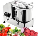 Automatic Food Processor for Restaurant/Home Kitchen, 6L/9L/12L Commercial Vegetable Chopper, Meat Grinder, Grains, Nuts 9L