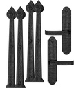 Rustic Aspen Magnetic Garage Door Hardware (6-Piece Set)