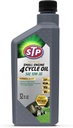 STP Premium Small Engine 4 Cycle Oil Formula, SAE10W-30 Small Engine Oil Engine Care Formula Reduces Wear for Lawnmower, Push Mower, Tractor, 32 Oz, STP