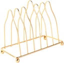 Alipis Decorative Plate Rack Space Saving Dish Organizer for Kitchen Supply Design for Drying Dishes Sturdy Holder for Plates Elegant