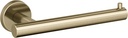 Amerock BH26540BBZ | Golden Champagne Single Post Toilet Paper Holder | 7-1/4 in. (184 mm) Length Toilet Tissue Holder | Arrondi | Bath Tissue Holder | Bathroom Hardware | Bath Accessories