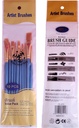 Make Your Day Bundle, Woodland Scenics Fine Turf Bundle, T1341 Soil, T1342 Earth, and T1346 Weeds Blend (Pack of 3) - Includes Pack of MYD Paintbrushes