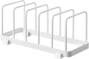 Fourmor- Home Accented Storage Rack-Kitchen Holder Stand - Diversified Euro Kitchen Organizer for Plates, Cutting Boards, Bakeware, Pots & Pans, Serving Trays, Reusable Containers, and Lids