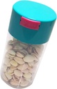 1000g Airtight Food Storage Jar Large Vacuum Sealed Container for Grains Snacks Tea and Coffee Food-grade Plastic Moisture and Dust Protection