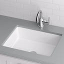 Miseno MNO1713RU 20" X 16" Rectangular Undermount Bathroom Sink with Rear Overflow - Bright White