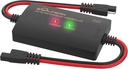 SOLPERK 8A 12V Solar Charge Controller with LED Display, IP67 Waterproof PWM Intelligent Solar Panel Battery Regulator for Gel AGM Lead-Acid Lithium LiFePO4 Battery, Used in RV Boat Car