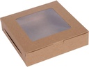 10 Pieces 1 Pack Cupcake Box Window Clear Inside For Weddings Ceremonies Easy Carrying