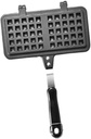 Waffle Skillet Waffle Pan Maker Handheld Press Plate Stovetop Waffle Iron Waffle Maker for Breakfast Machine Kitchen Snacks