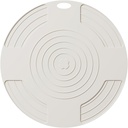 Silicone Microwave Mat Heat Resistant Multifunctional Mat, Splatter Guard, Trivet, Hot Pad, Pot Holder, Dishwasher Safe & BPA-Free, Round 10 Inch, Beige