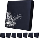 8Pcs Outdoor Cushion Covers Patio Cushion Covers Cushion Covers for Outdoor Furniture Stretch Patio Cushion Covers Replacement Waterproof (Cover Only) (Navy)
